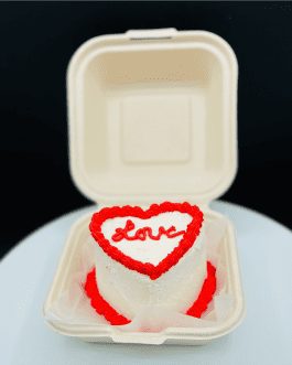 Red Velvet Lunch Box Cake